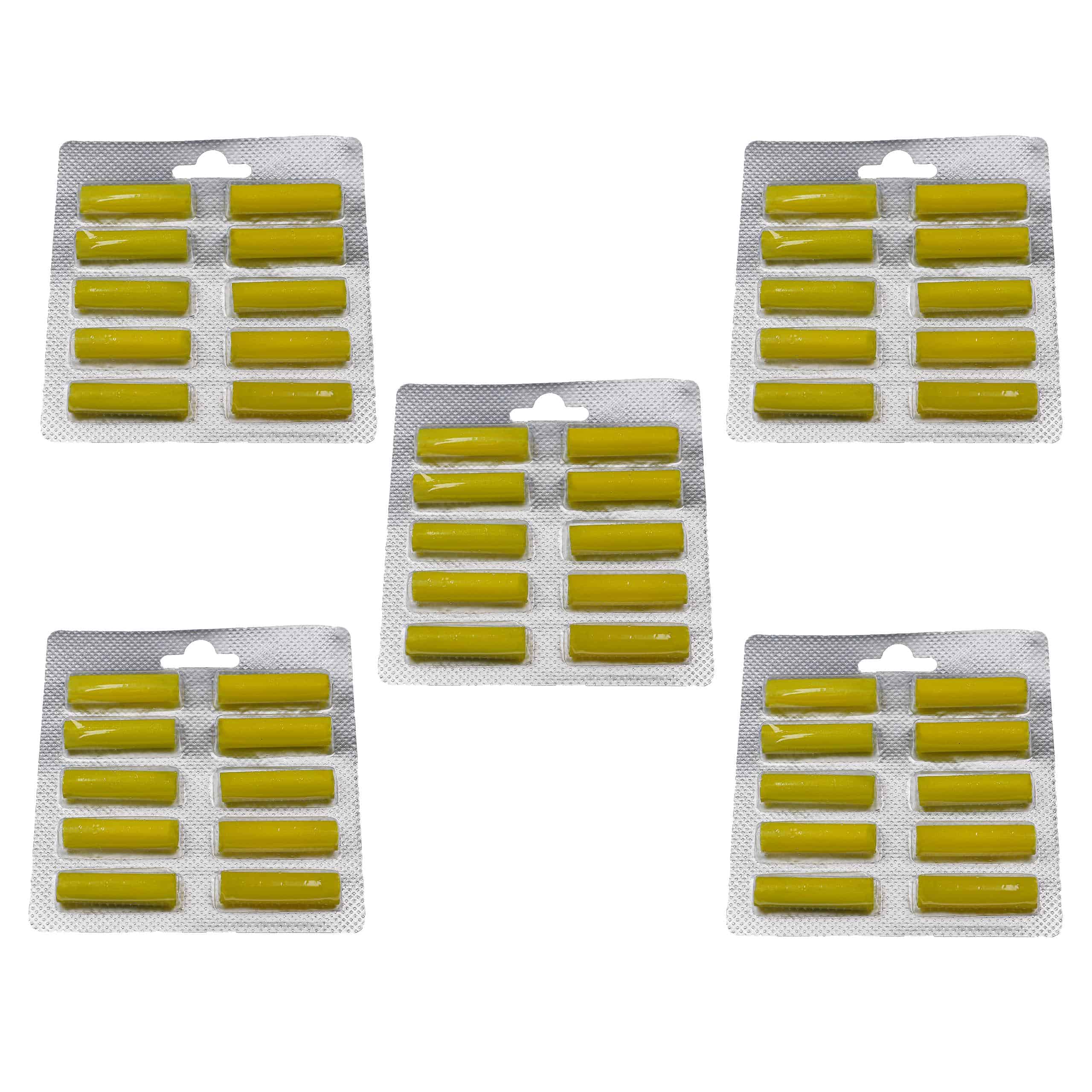 50x Paus Perfumados para Aspiradores com Saco - Aroma de Limão vhbw