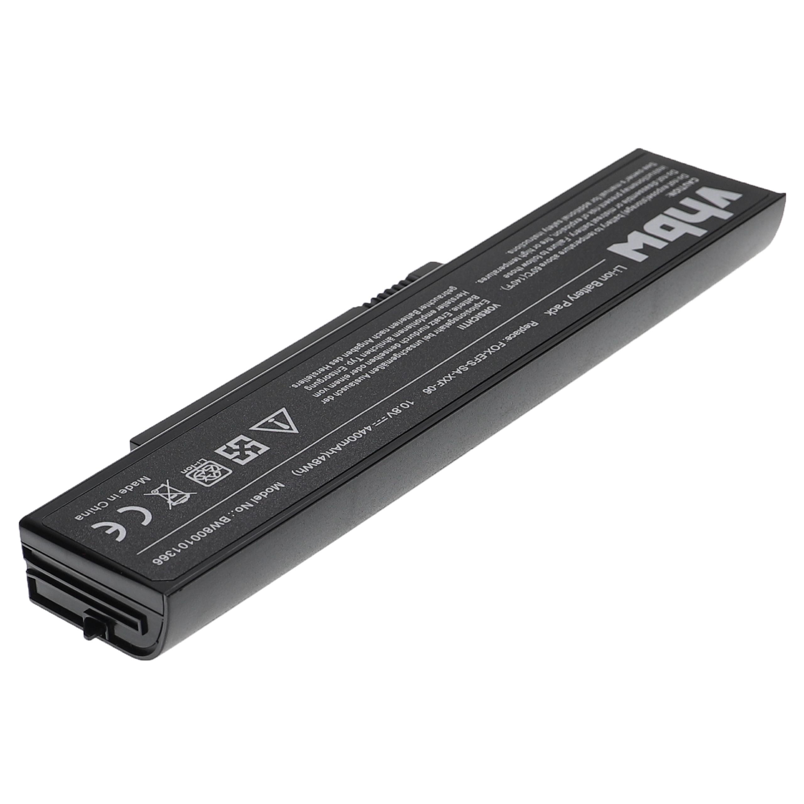 Bateria vhbw para Fujitsu-Siemens FOX-EFS-SA-XXF-06, FOX-EFS-SA-XXF-04 - 4400 mAh 10.8 V Li-Ion - Image 3