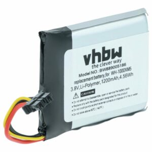 Bateria Wireless vhbw para Auscultadores Sony SP723741 - 1200 mAh 3.8 V Li-polymer