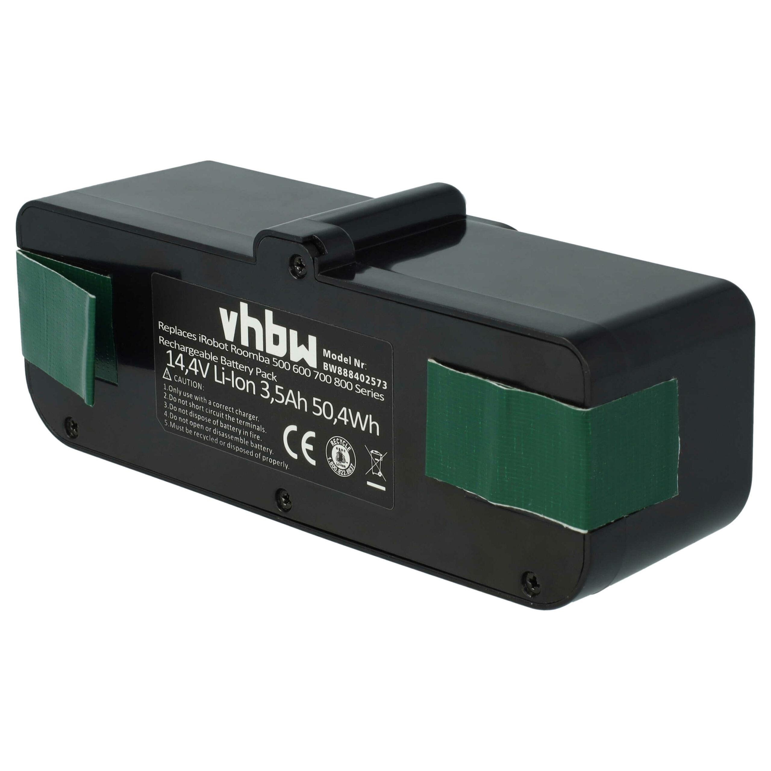 Bateria vhbw para iRobot 3500mAh 14.4V Li-Ion - Substitui 2130LI, 1800LI e outras - Image 3