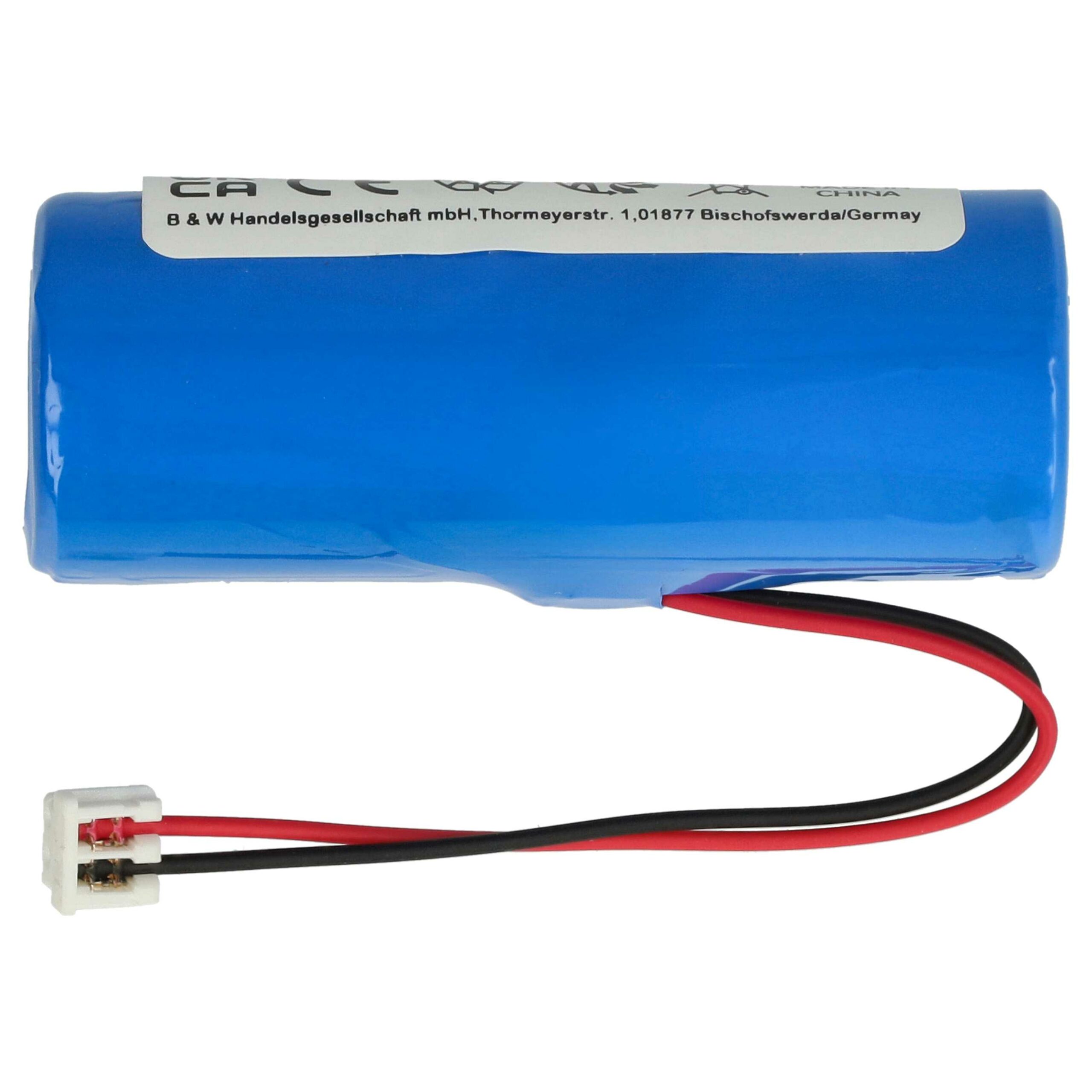 Bateria de substituição para Wella 1/UR18500L, 1531582 - 1400 mAh 3.7 V Li-polímero vhbw - Image 4