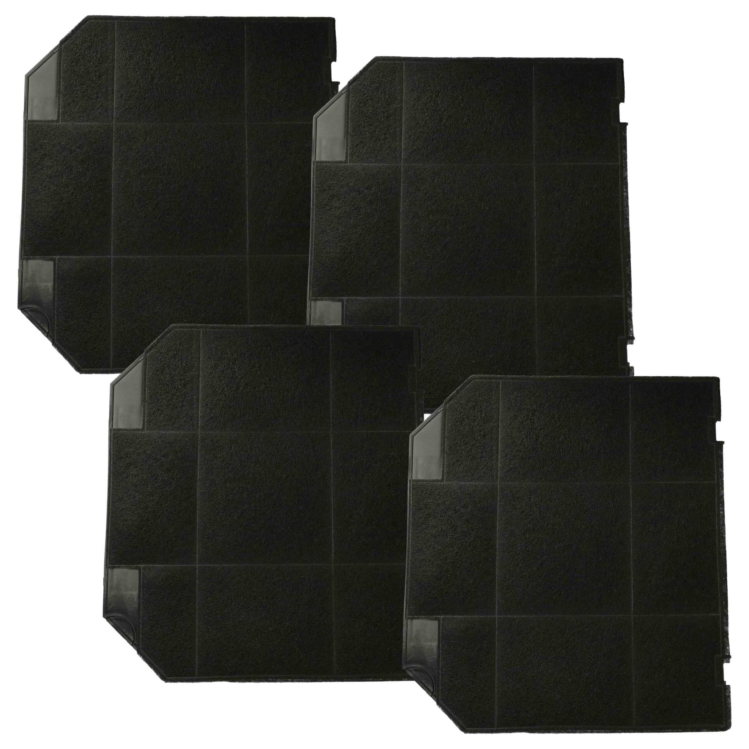 4x Filtro de Carvão Ativado para Neff - Compatível Electrolux 027279900 - 26.5 x 23.7 x 1.6 cm