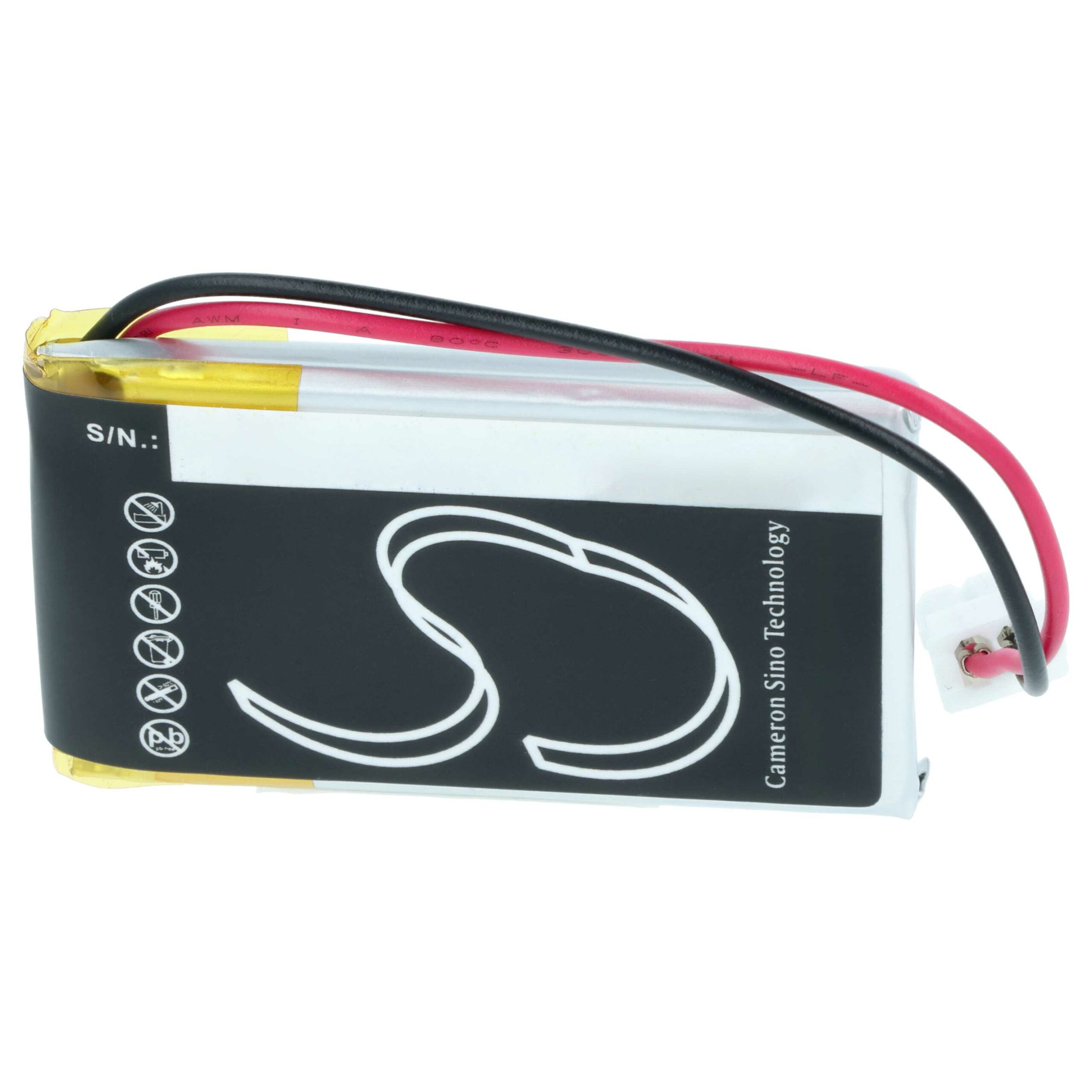 Bateria de Substituição para Lâmpada Solar LED vhbw - 700 mAh 3.7V Li-polímero - Image 4