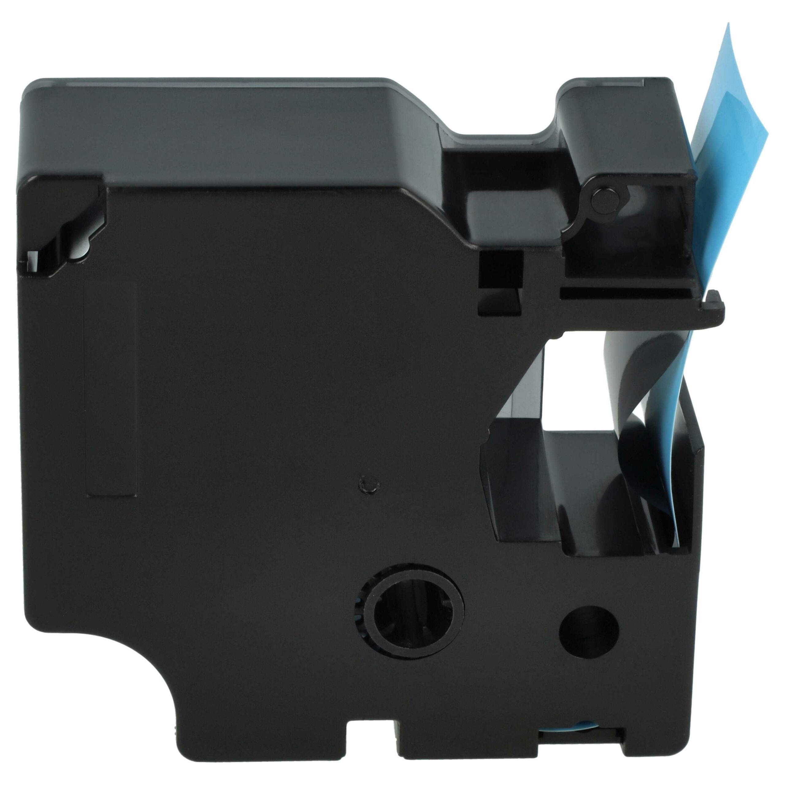 Fita de Etiquetas Compatível com Dymo 53716, D1 - 24 mm Preto sobre Azul - Image 4