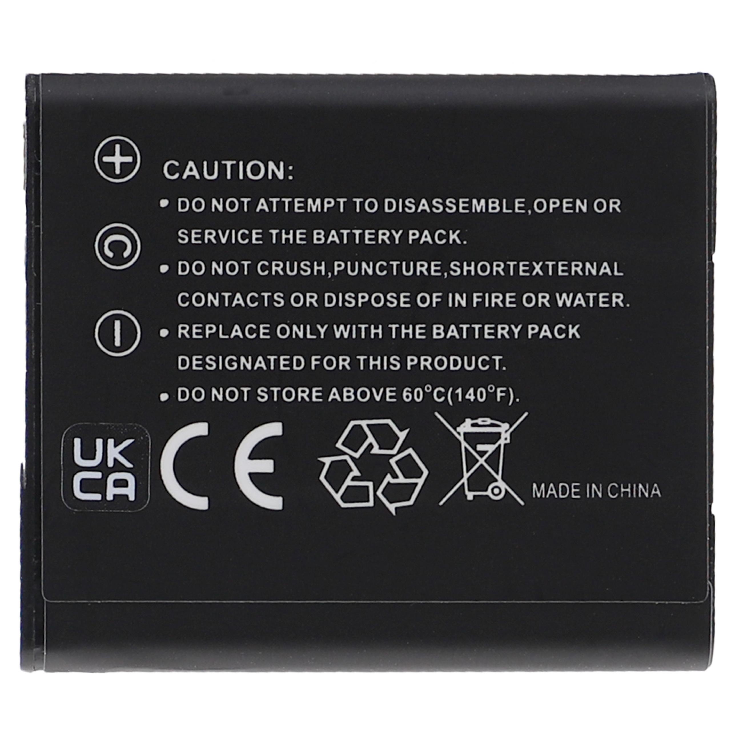 Bateria EXTENSILO compatível Sony NP-BN1 - 630mAh, 3.7V, Li-Ion - Image 2