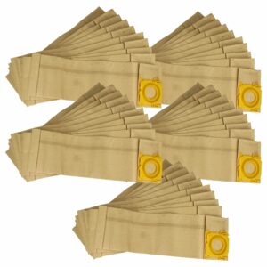 Pack 50 Sacos para Aspirador Sebo 5093ER, 5093N, 5093LS - vhbw
