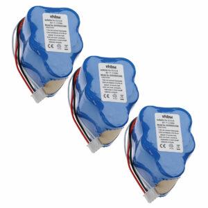 3x Bateria vhbw 2500mAh 6V NiMH para Hoover e Robôs Aspiradores (945-0005, 945-0006, 205-0001, 945-0024, LP43SC3300P5)