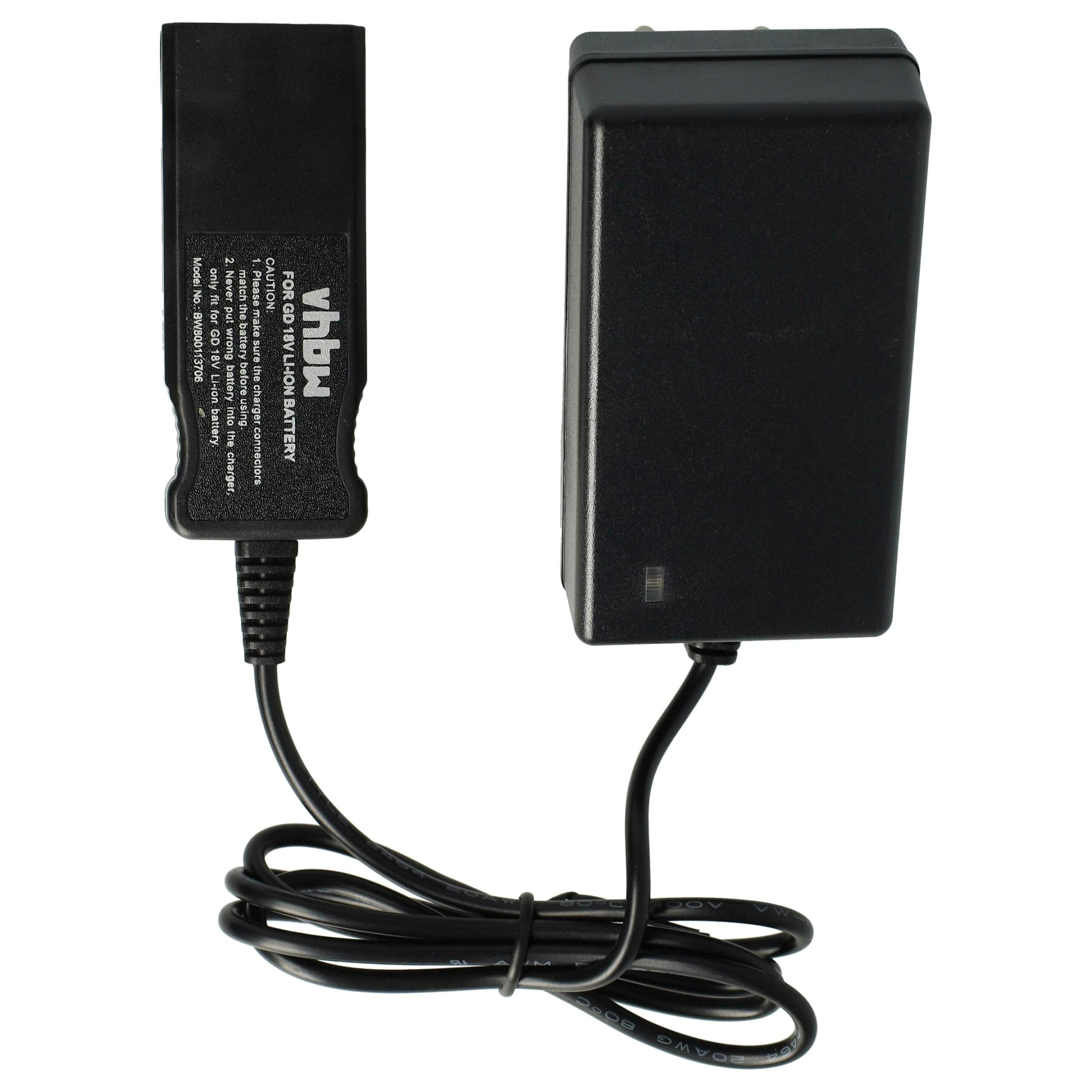 Carregador compatível com cortador de relva Gardena 48-Li 8878 ErgoCut bateria Li-Ion (18 V) - Image 2