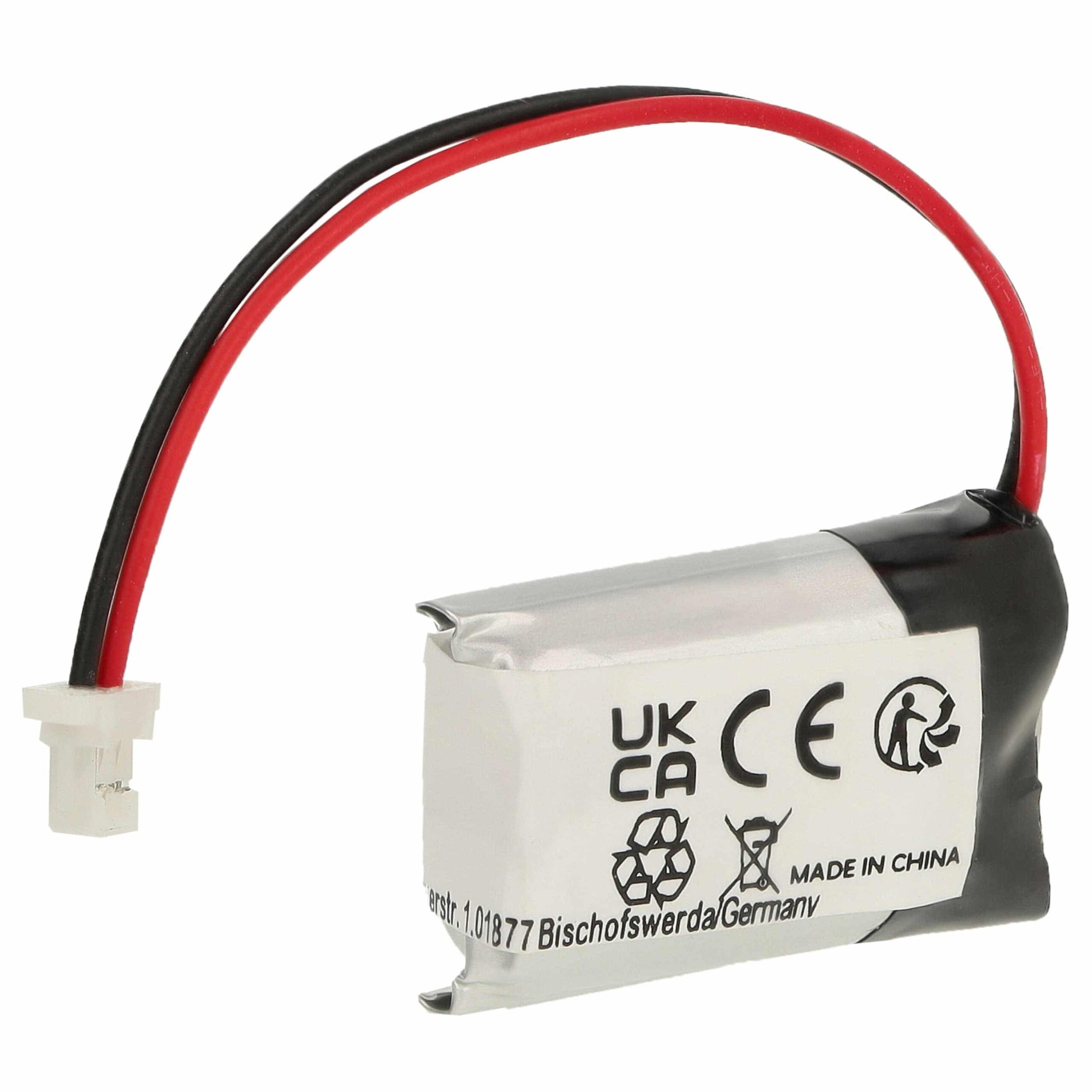 Bateria de substituição vhbw 150 mAh 3.7 V Li-polymer para Sturmkind DR!FT 05011 - Conector SH1.0-2P - Image 2