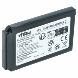 Bateria vhbw para telefone Cisco BI-HERMI-1K4KSX-01 - 1500 mAh 3.7 V Li-Ion