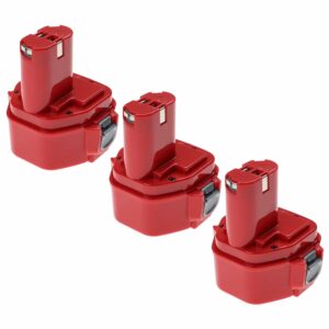 Pack 3 Baterias EXTENSILO compatíveis Klauke RA3, RA4, RA5 - 12V, 3300 mAh, NiMH