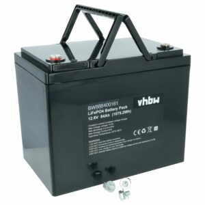Bateria de Bordo LiFePO4 12.8V 84 Ah 1075.2 Wh para Caravana, Barco e Autocaravana
