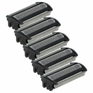 5x Cabeças de Corte para Philips HQ1072/01, HQ1072 - vhbw (Preto/Prateado)