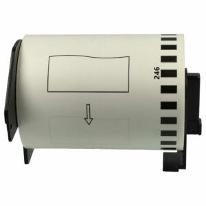 Rolo de Etiquetas Compatível com Brother DK-22246 - Autocolante 103 mm x 30,48 m
