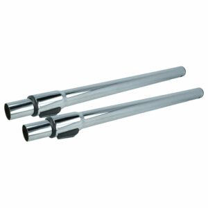 2x Tubo telescópico vhbw para Kärcher 6.903-524.0, 6.902-066.3 e Moulinex - 58-96cm cromado