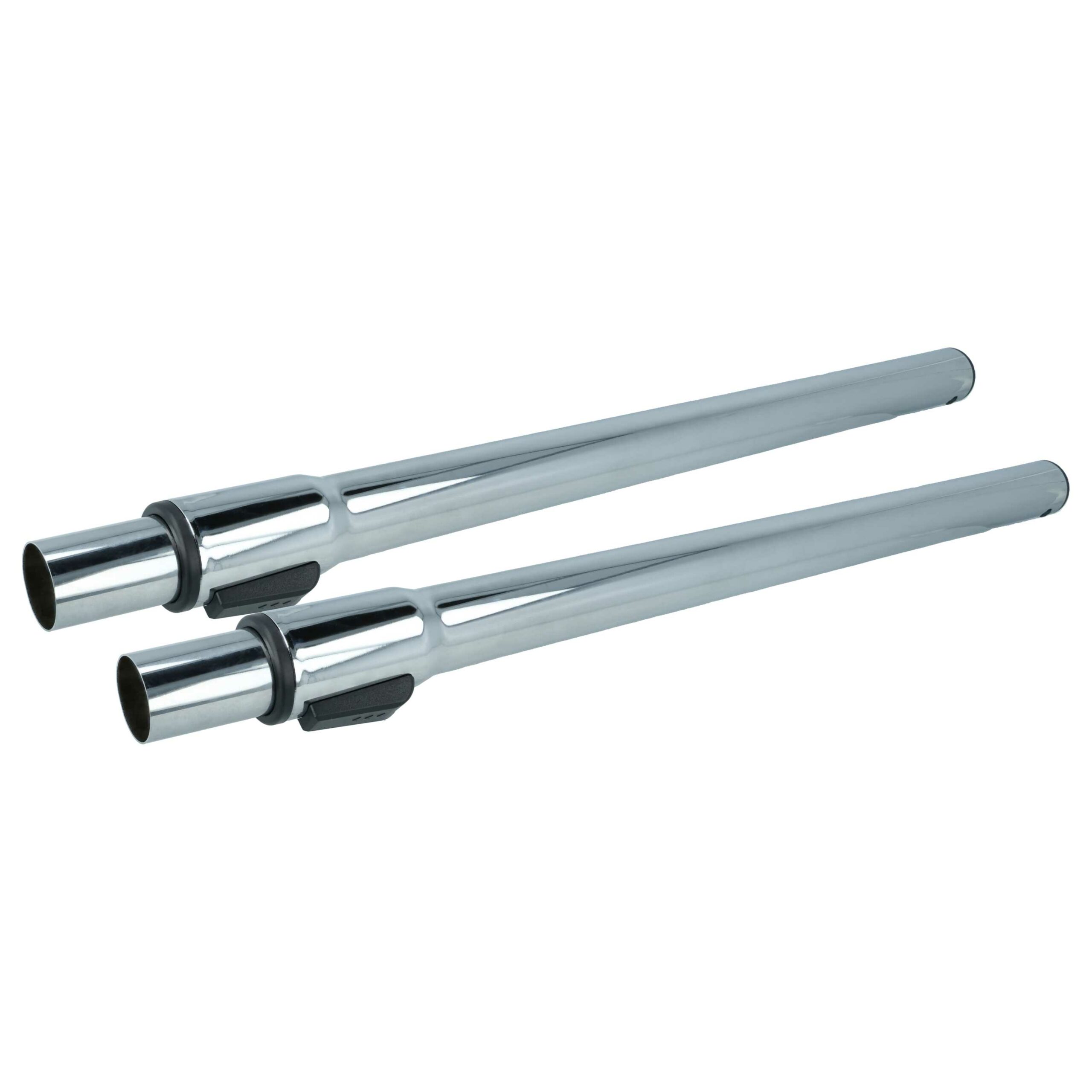 2x Tubo telescópico vhbw para Kärcher 6.903-524.0, 6.902-066.3 e Moulinex - 58-96cm cromado