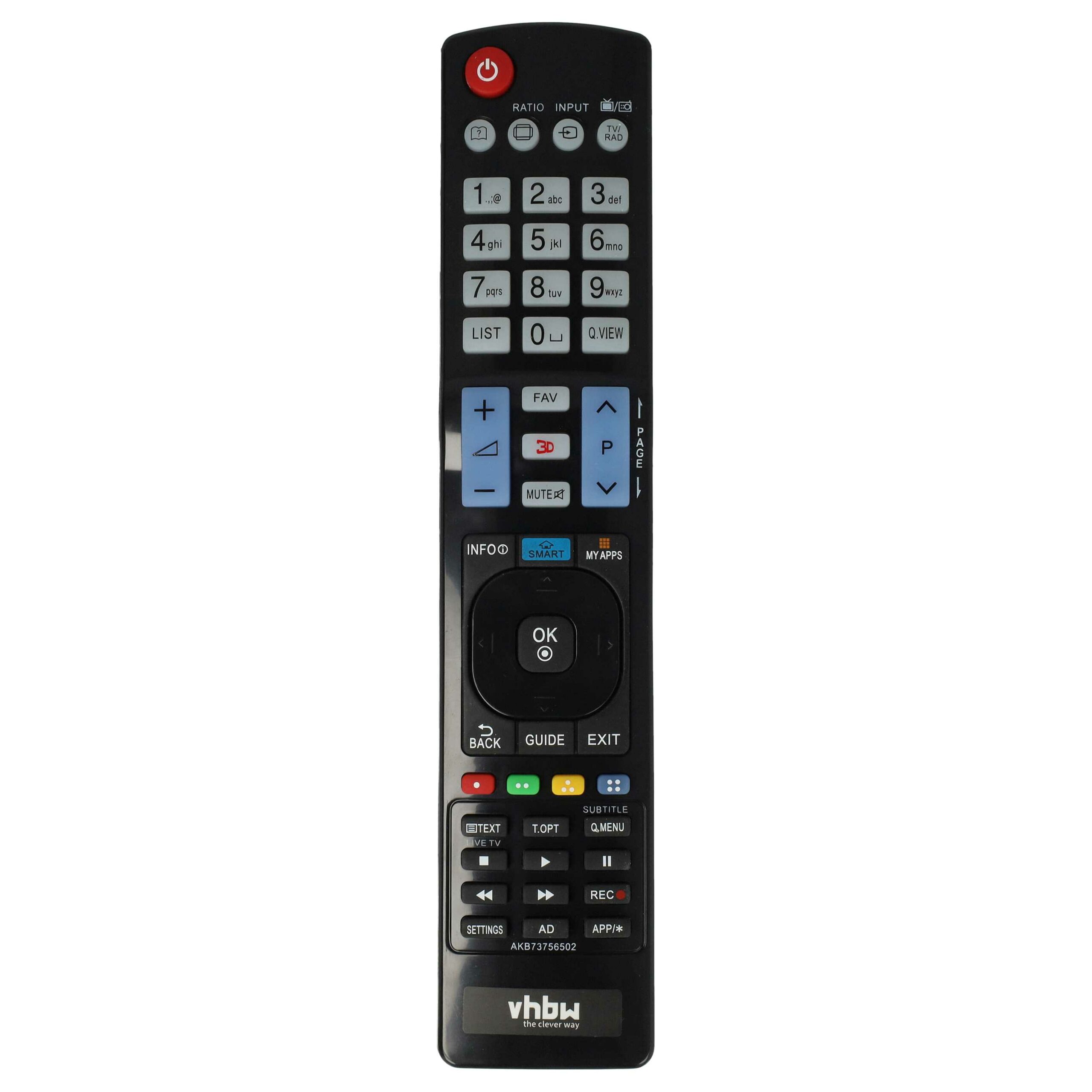 Telecomando para TV LG compatível com AKB73756502 vhbw - Image 3