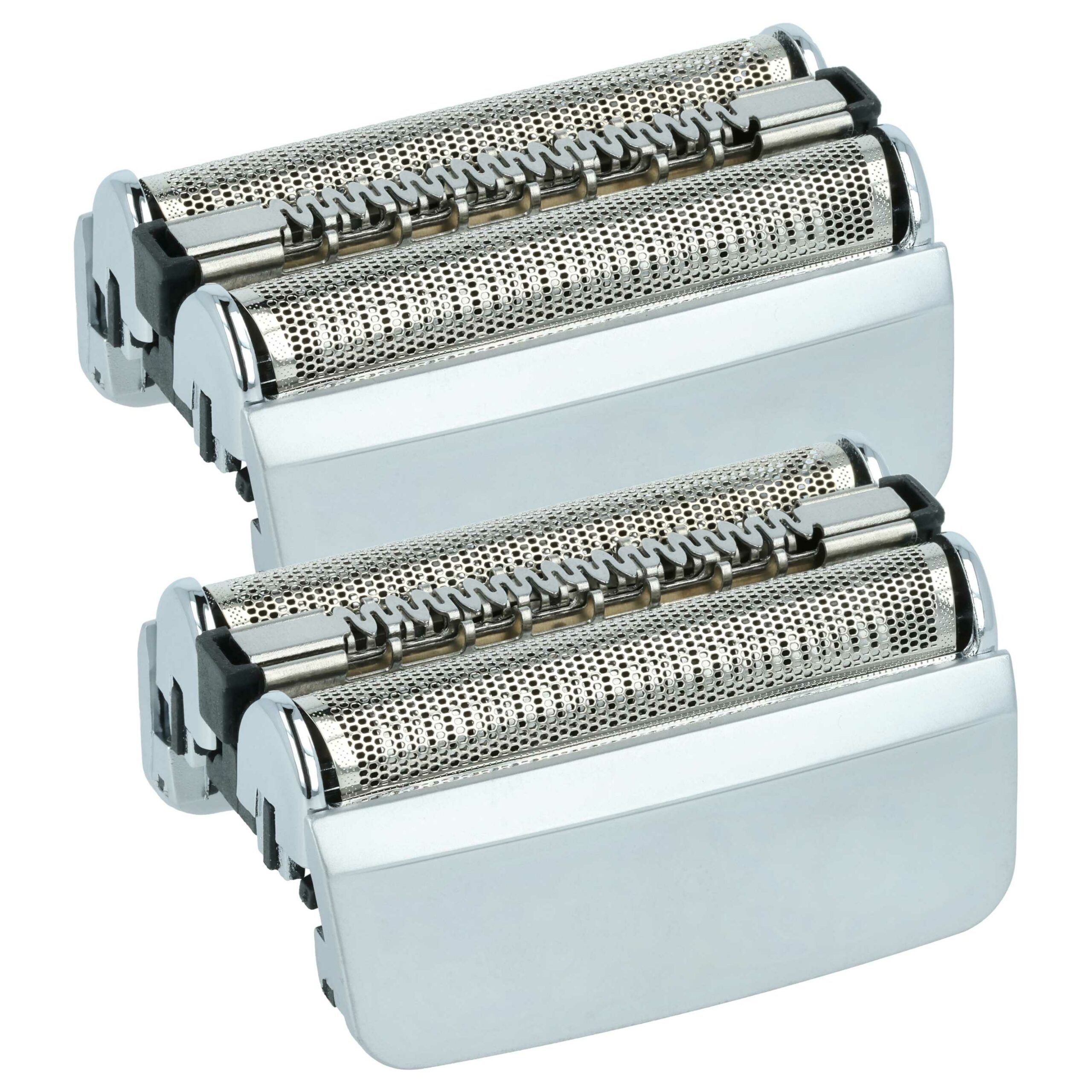 2x Cabeças de Corte de Substituição Braun 83M para Barbear Elétrico, Prateado