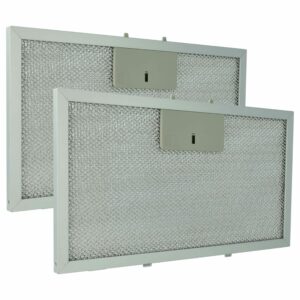 2x Filtro de Graxa Metal Longa Duração vhbw para Klarstein 10034874