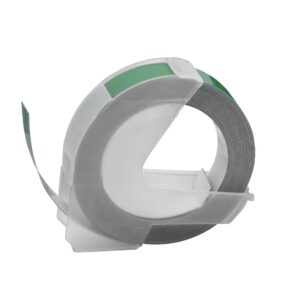 Fita de Etiquetas 3D Dyno 0898100, 520105, S0898160 - 9 mm Branco sobre Verde