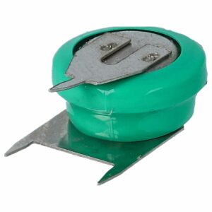 Bateria de Botão Recarregável V40H NiMH 40 mAh 1.2V com 3 Contactos para Lâmpadas Solares e Construção de Modelos