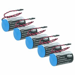 Bateria Laser 5x vhbw 14500 mAh 3.6 V Li-MnO2 para Cameron Nuflo e Medidores Compatíveis