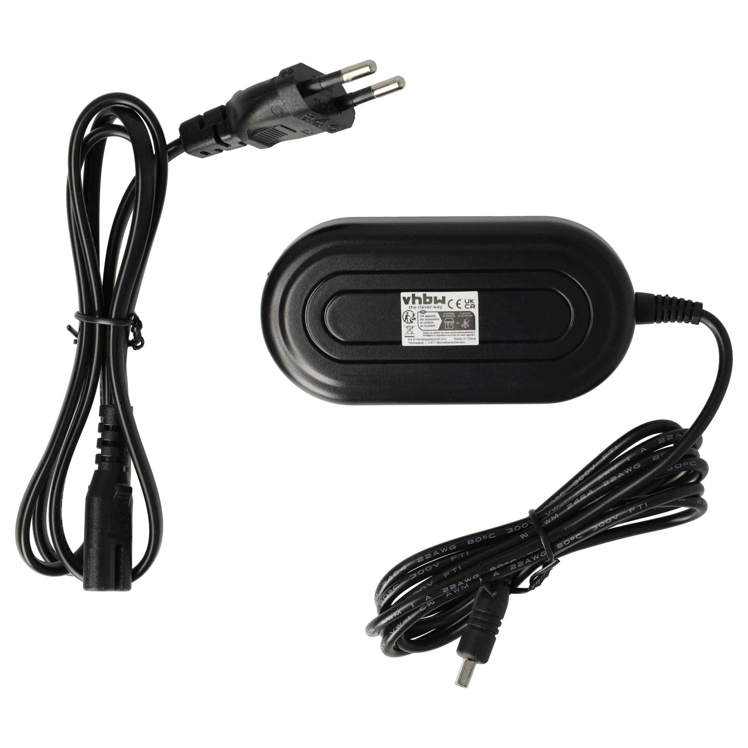 Carregador CA vhbw para câmaras Samsung - 8,4 V 1,5 A, 2 m - Image 2