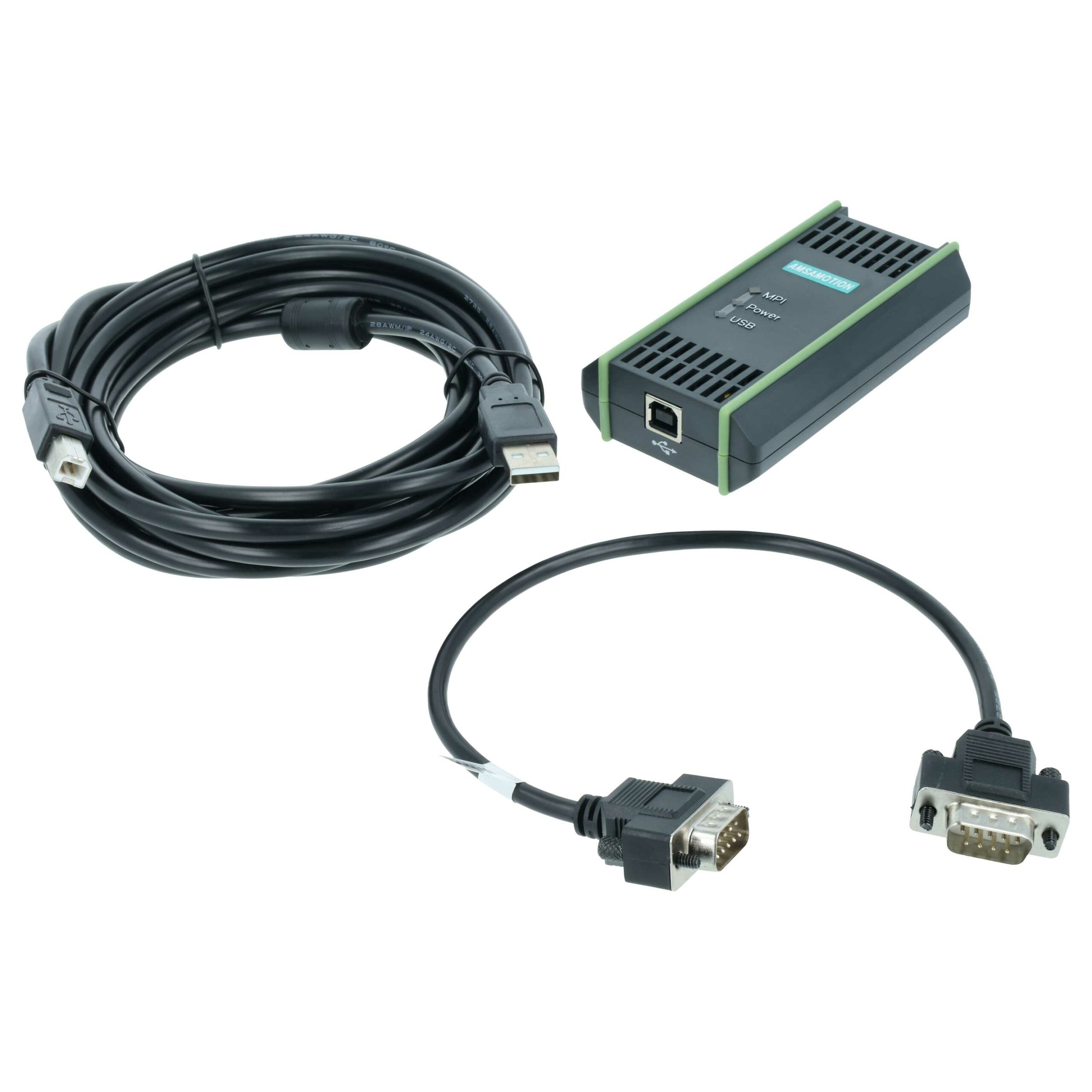 Cabo de Programação USB vhbw Compatível com Siemens 6ES7972-0CB20-0XA0 e 6GK1571-0BA00-0AA0