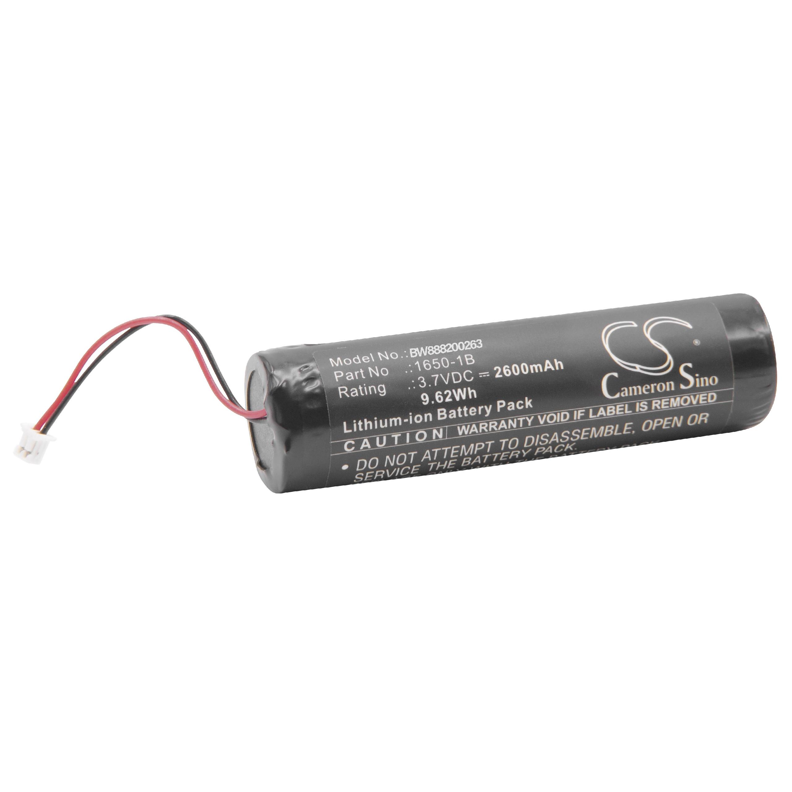 Bateria de substituição vhbw para lupa de leitura Eschenbach 1650-1B - 2600 mAh 3.7 V Li-Ion - Image 2