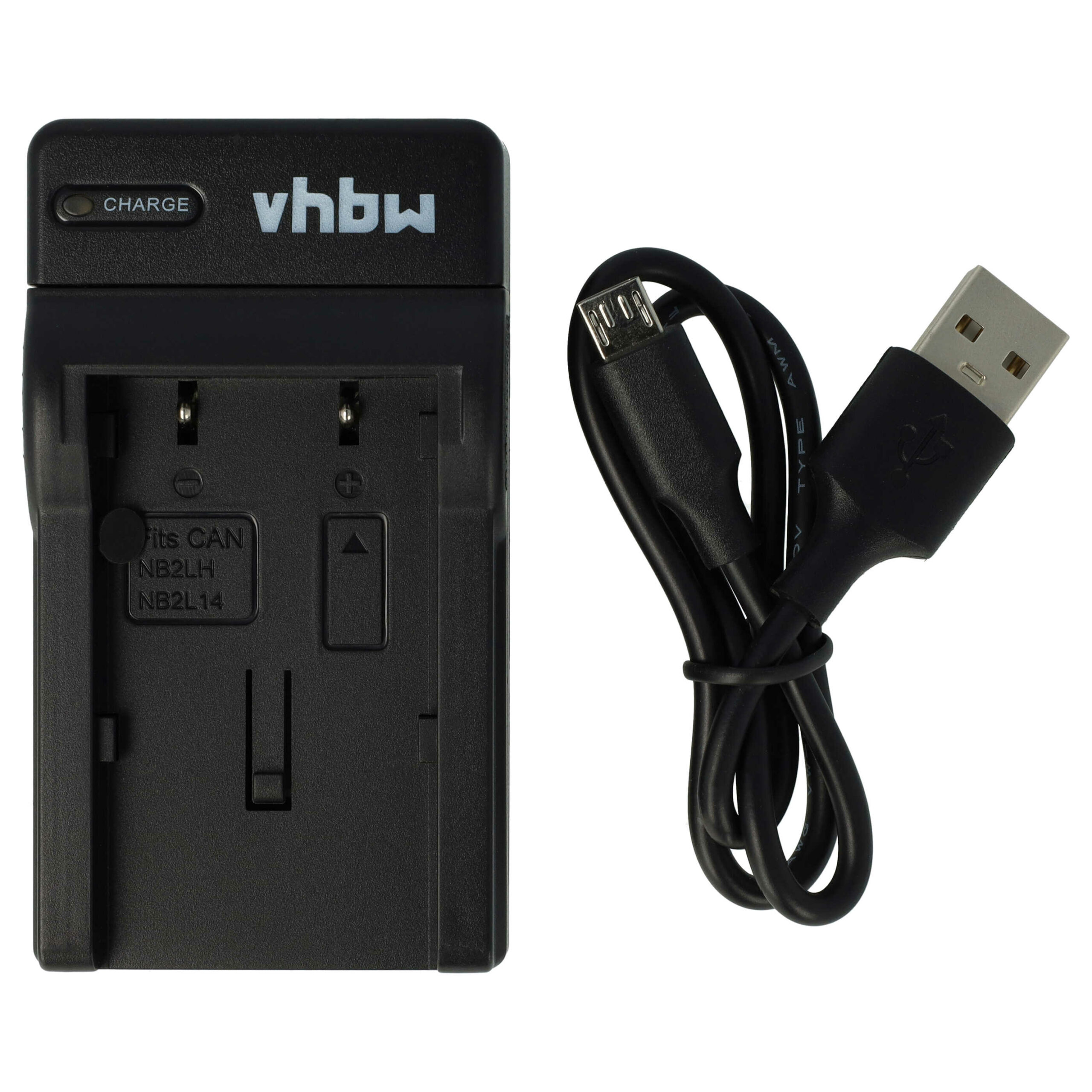 Carregador USB-C + Cabo USB-C para Canon Digital Rebel 60 - 0,5 A vhbw