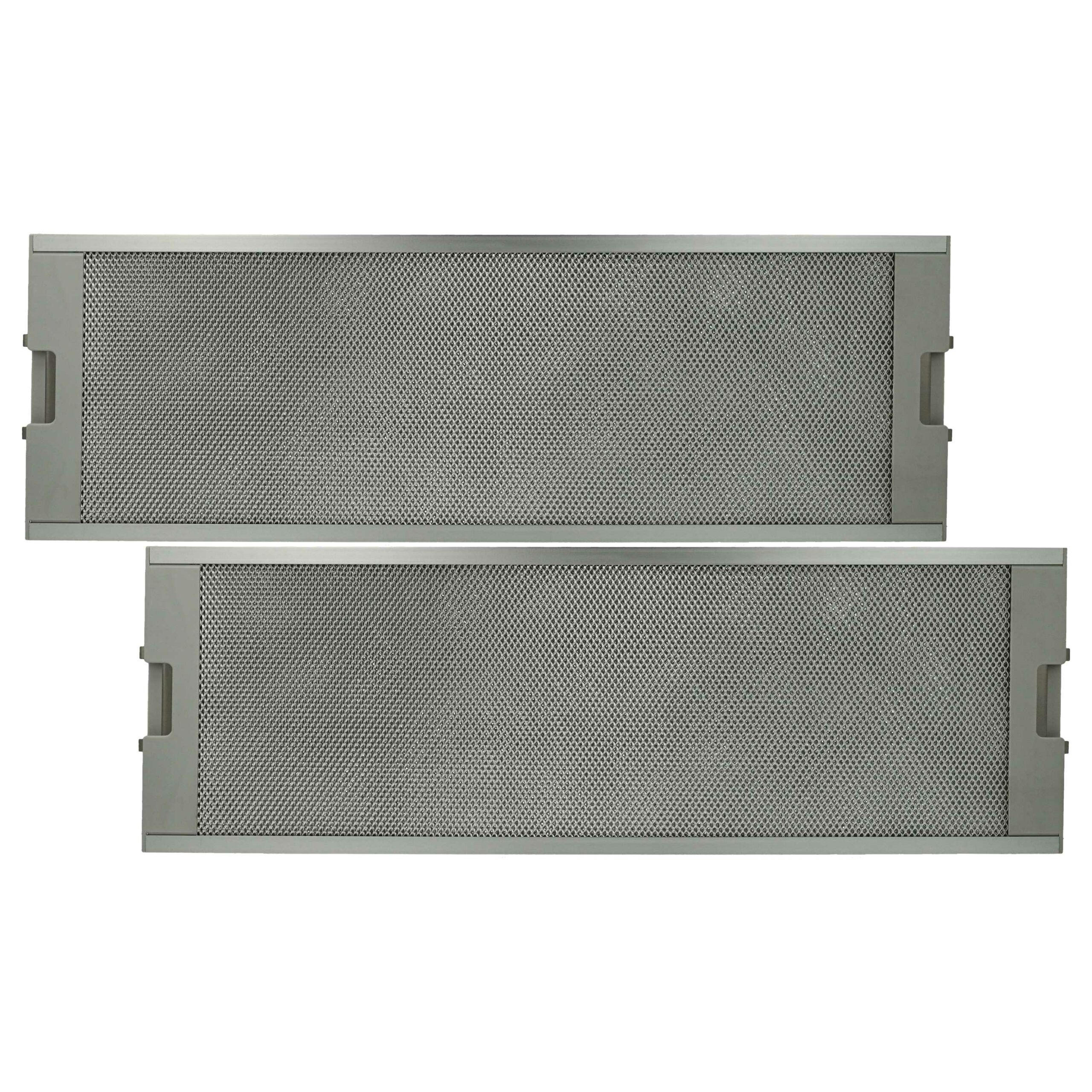 2x Filtro de Gordura Metálico de Longa Duração vhbw substitui Europart 804080