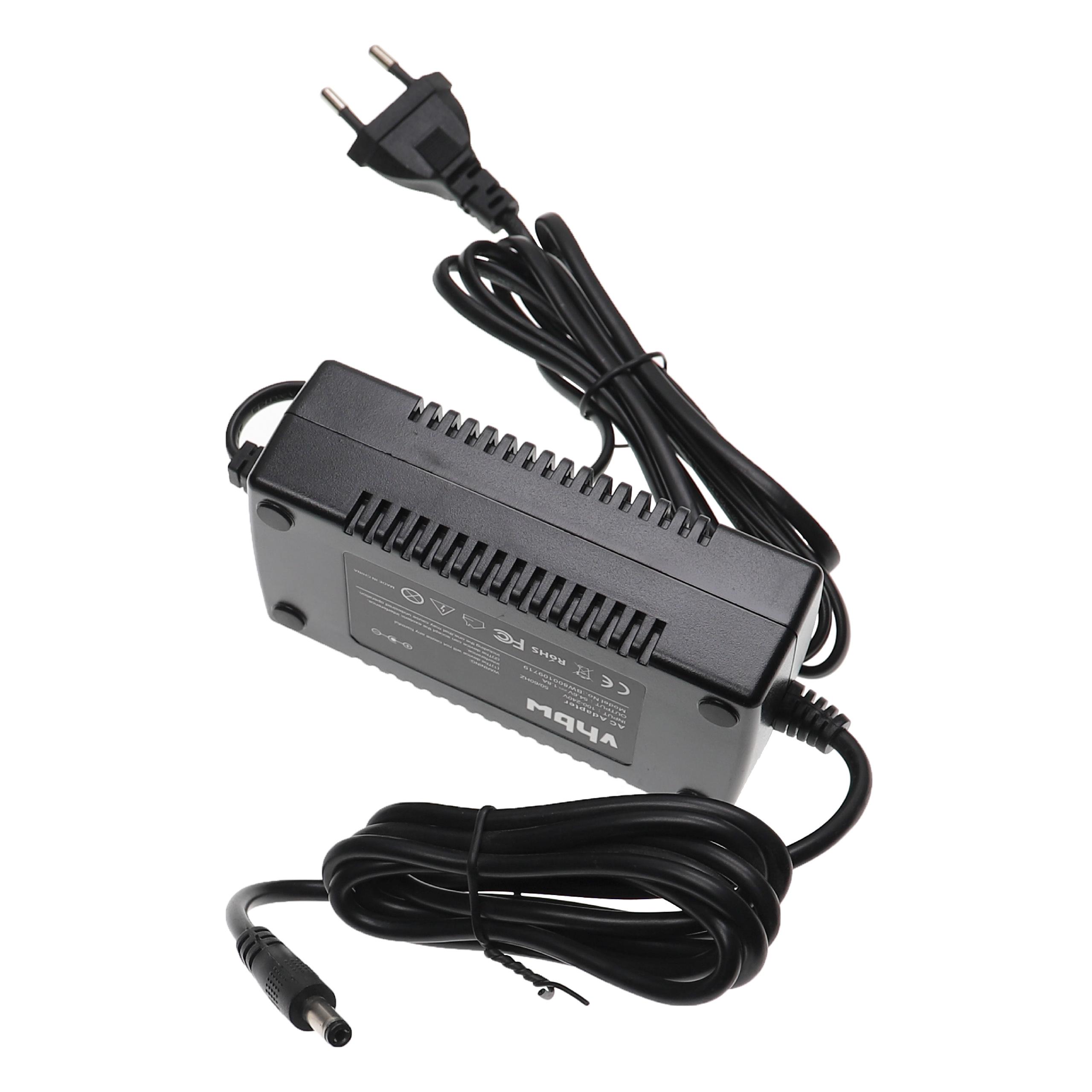 Carregador para Baterias E-Bike Li-Ion 48 V - Ficha Redonda 1,8 A vhbw - Image 3