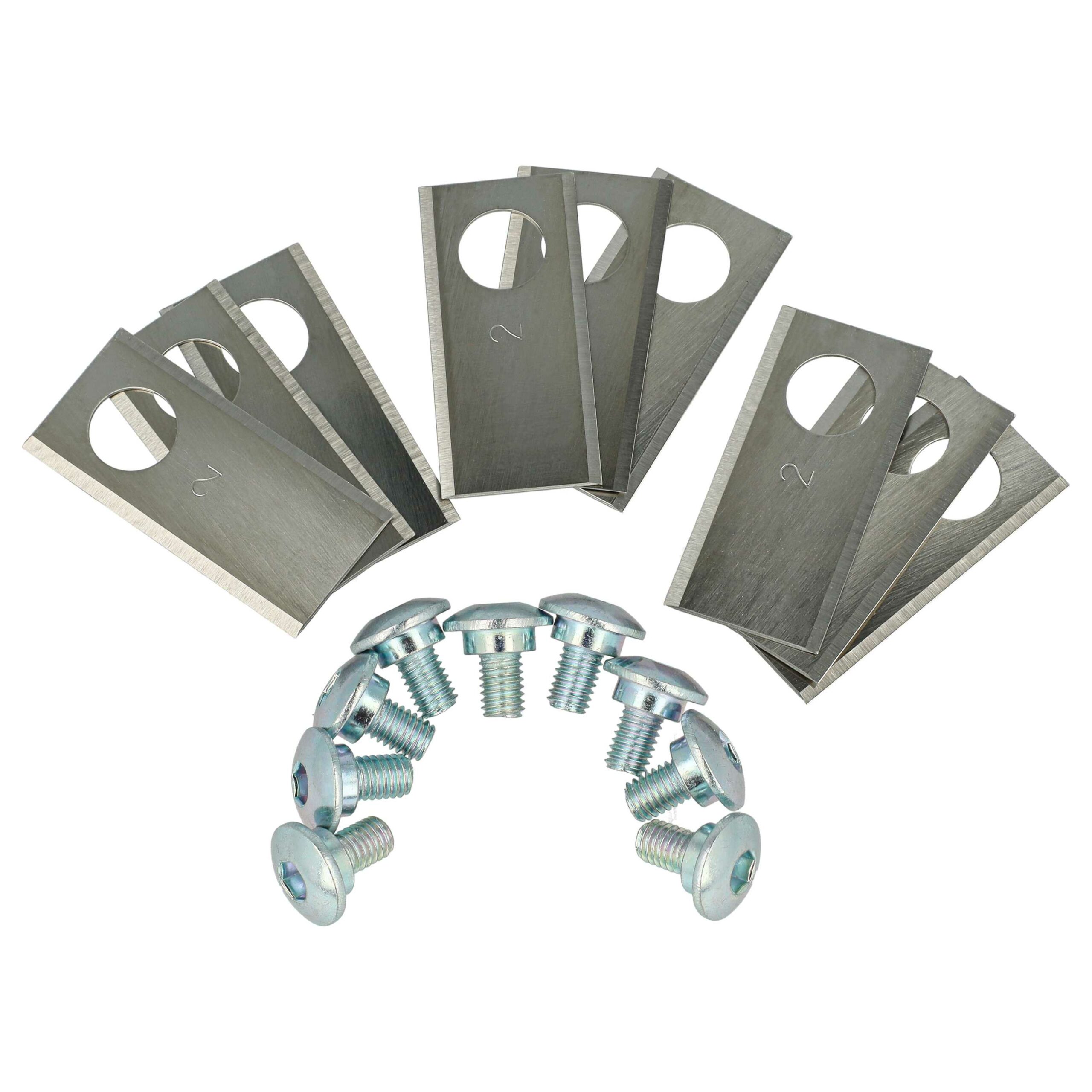 27 Lâminas de Substituição para Cortador de Relva Robótico Honda 72515-VP7-C50 - Aço Inoxidável Prata vhbw - Image 4