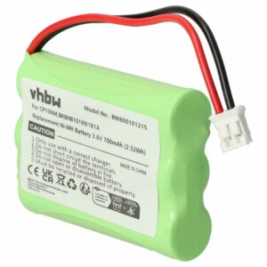 Bateria vhbw para telefone fixo Alcatel NTM/BKBNB 101 13/1 Ericsson - 700 mAh 3.6 V NiMH