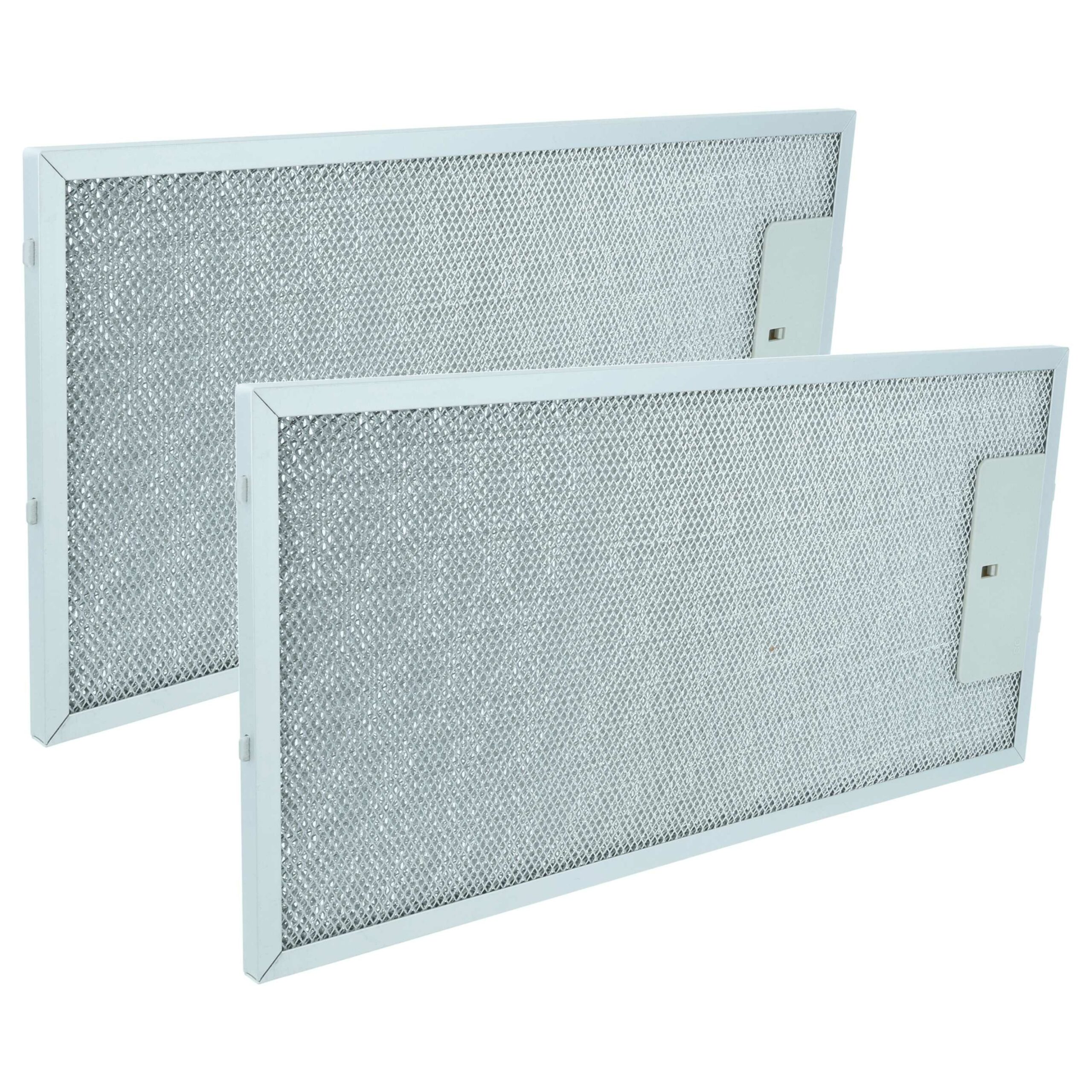 2x Filtro de Graxa de Metal de Longa Duração vhbw - Compatível com Bosch, Siemens, Neff, Constructa, Gaggenau