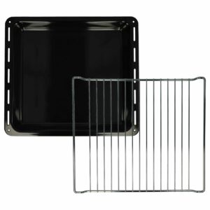 Conjunto de Tabuleiro e Grelha para Forno AEG/Zanussi - vhbw 42 x 37.2 cm