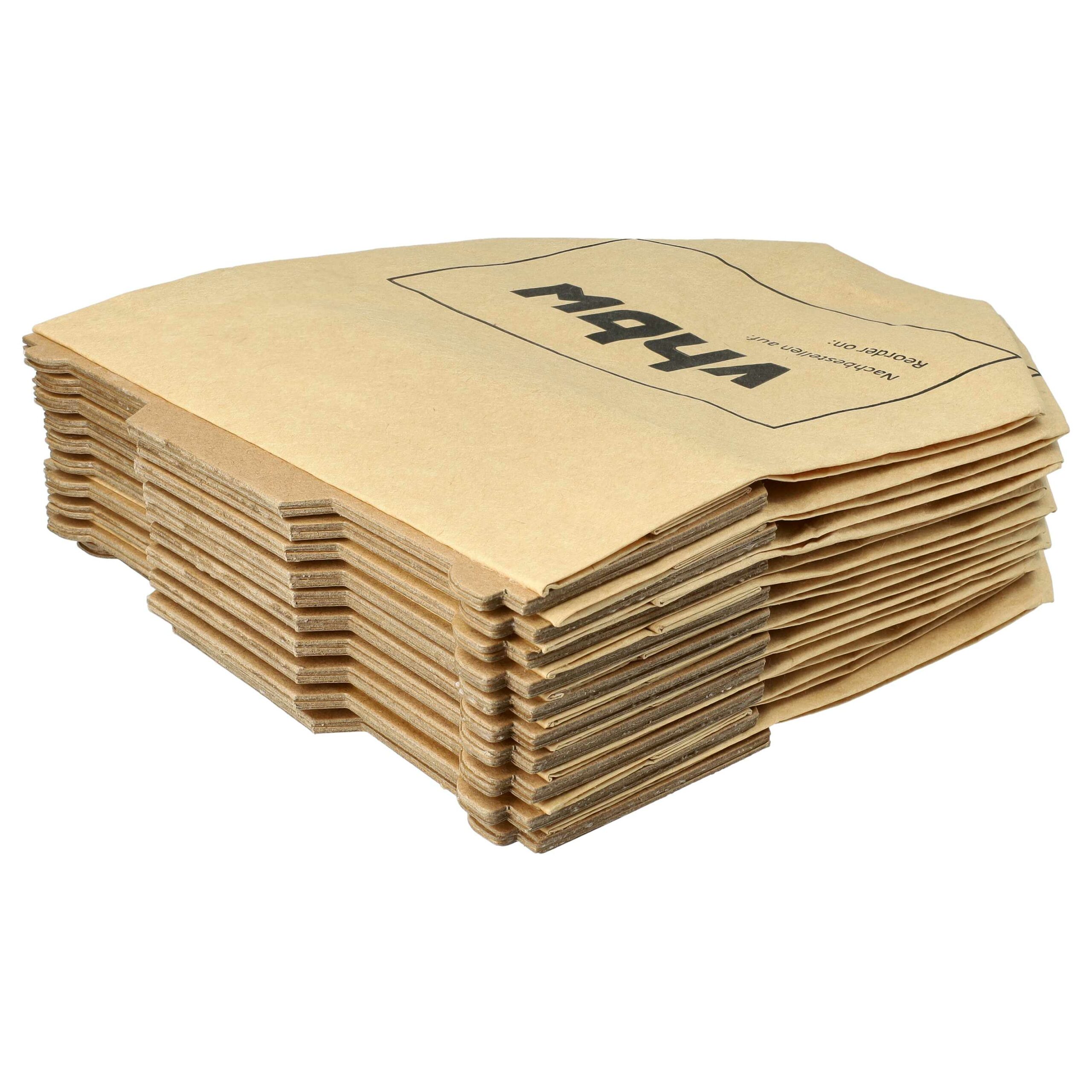 Pack 10x Sacos para Aspirador vhbw compatível Menalux 6971P Vorwerk - Papel - Image 3