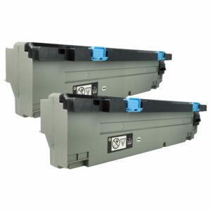 2x Recipiente de Toner Residual de Substituição para Konica Minolta AAVAWY1, WX107 - Cinzento