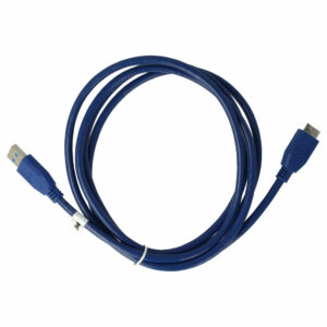 Cabo Micro-USB 3.0 vhbw USB Tipo A para Buffalo HD-AVSU3 - Azul, 1,8 m