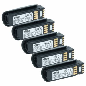 5x Bateria compatível 82-108066-1, KT-BTYMT-01R para Scanner Symbol Motorola Zebra - 2400 mAh 3.7 V