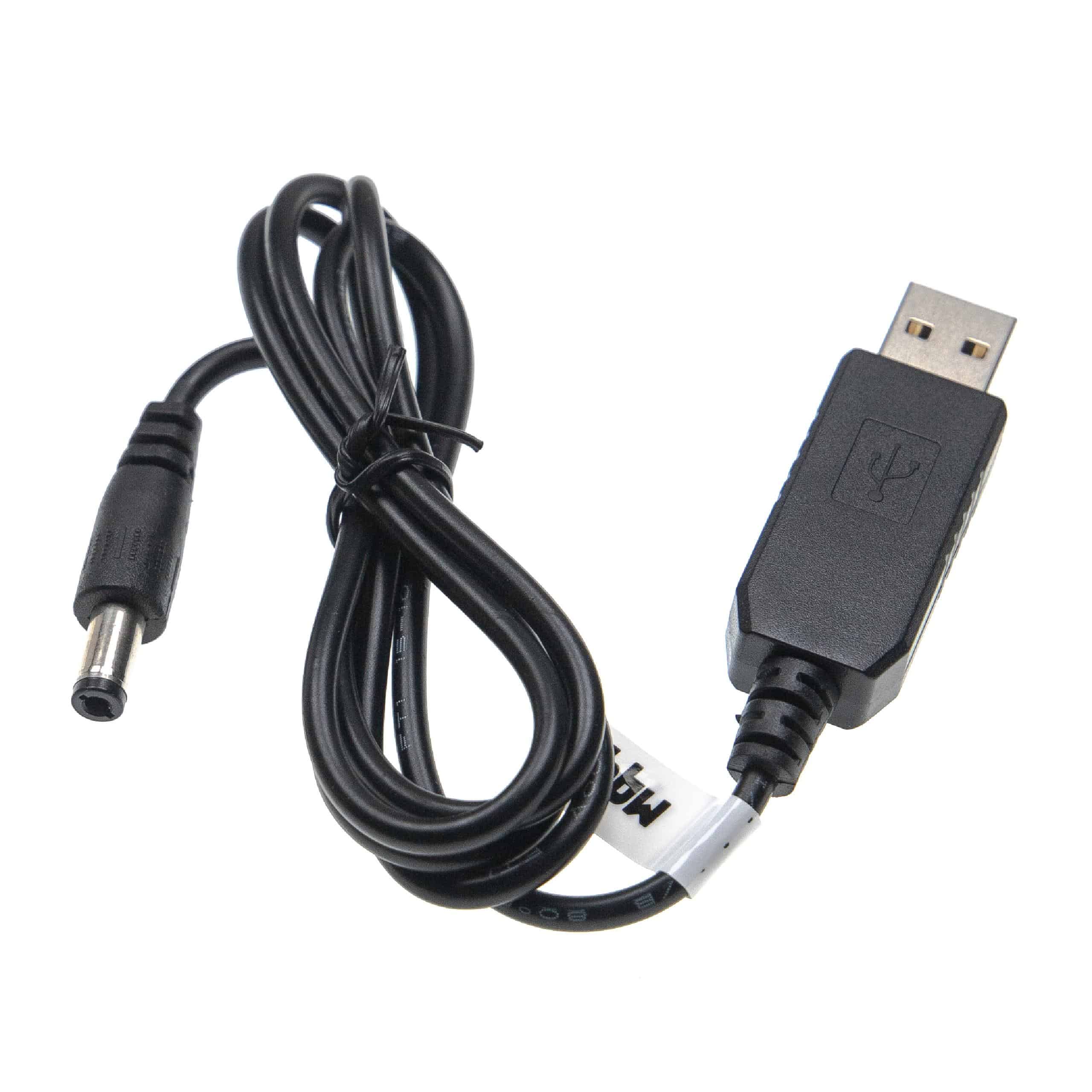 Cabo de Carregamento USB para Conector Cilíndrico 5,5 x 2,5 mm - 5V/2A a 9V - Image 2