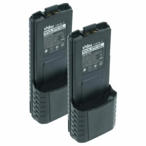 Bateria vhbw 2800 mAh 7.4V Li-Ion para Rádios Baofeng BL-5 (Pack 2x)