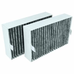 2x Filtro de Carvão Ativado Compatível com Miele 28996433EU1, 11793450, DKF 31-P