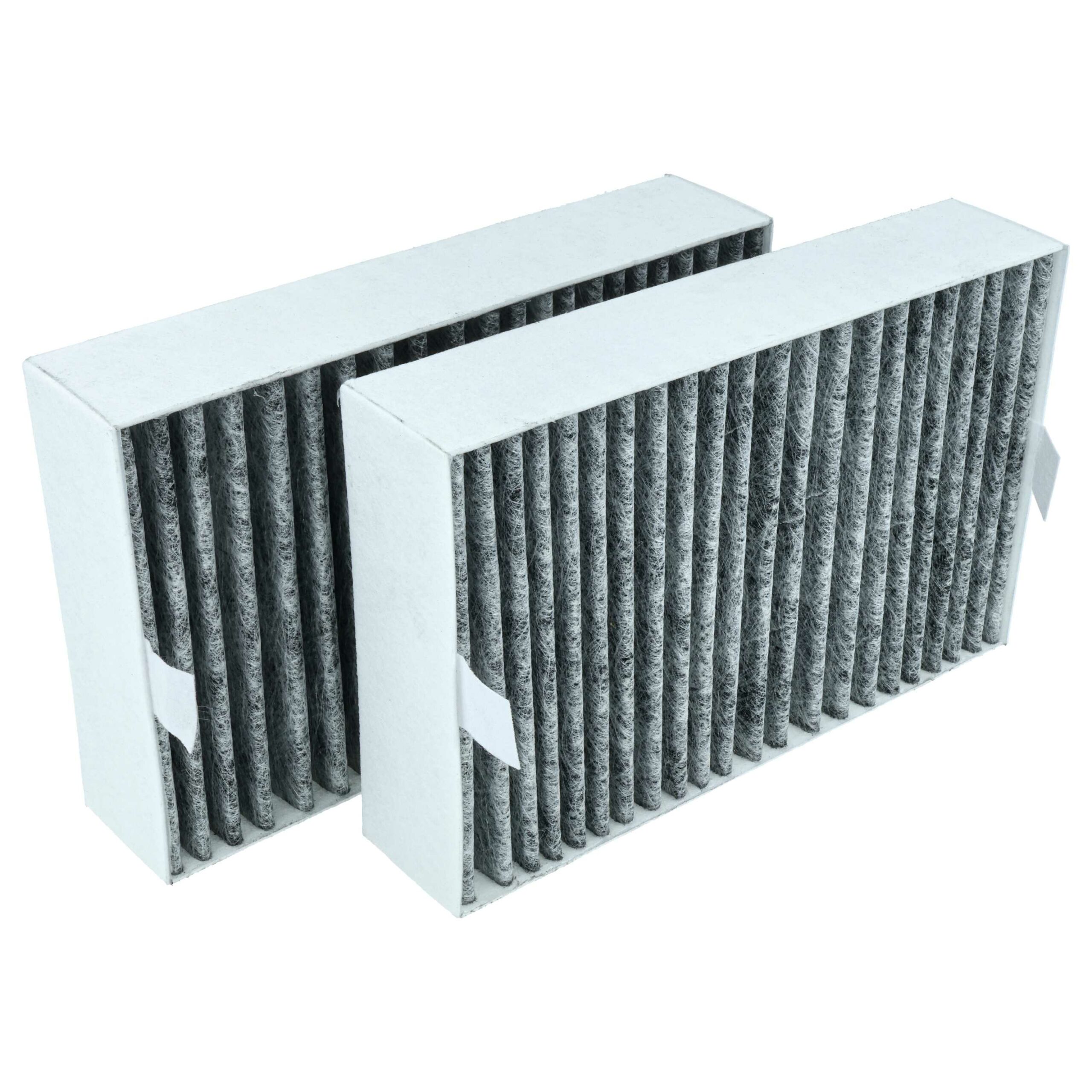 2x Filtro de Carvão Ativado Compatível com Miele 28996433EU1, 11793450, DKF 31-P