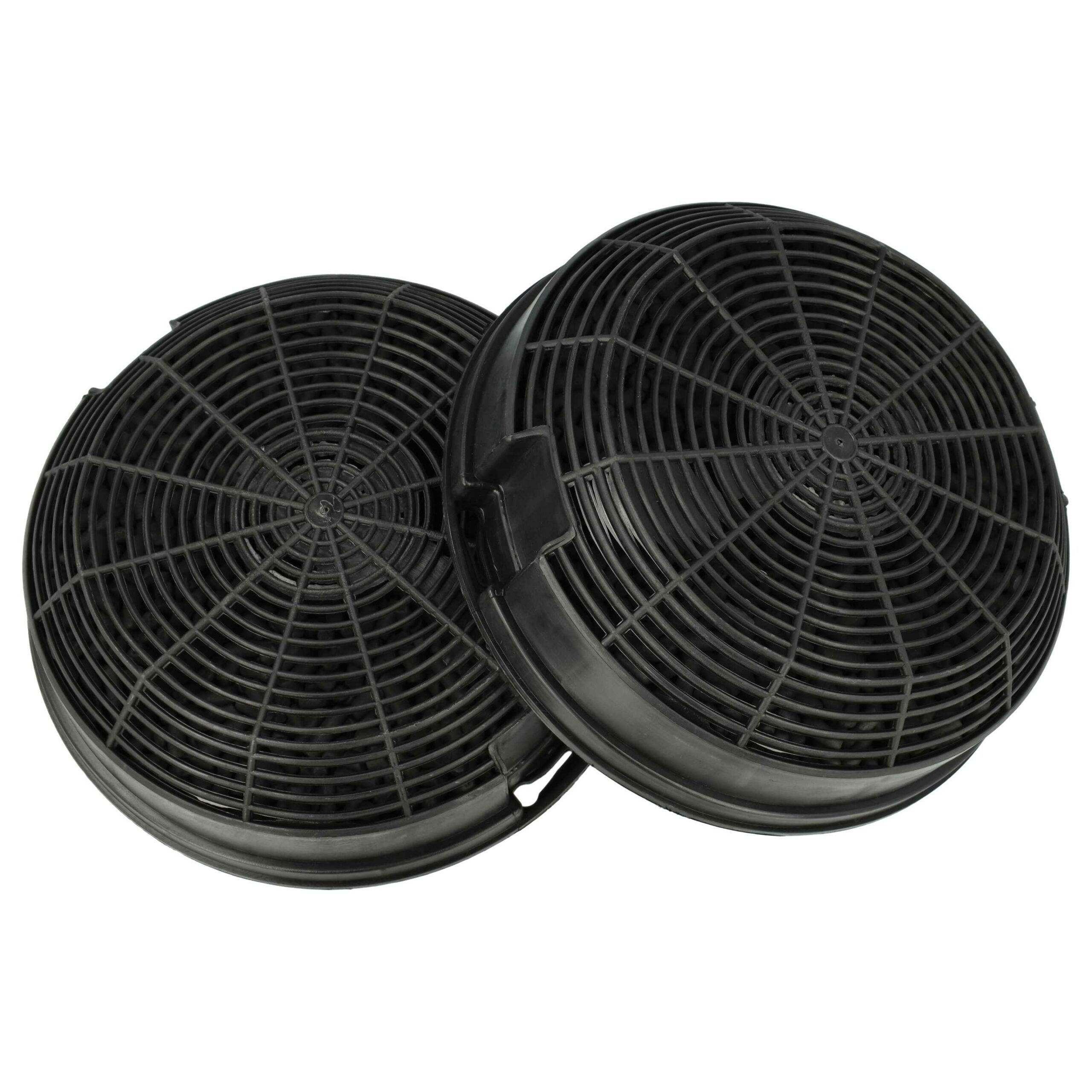 2x Filtro de Carvão Ativado para AEG 4055046520, 50292969008 - Privileg - 15,3 cm