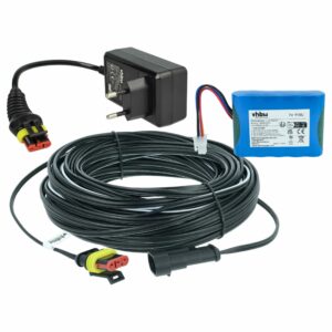Conjunto Carregador vhbw para Robô Cortador Gardena 00057-98.251.01 - Bateria 3000mAh