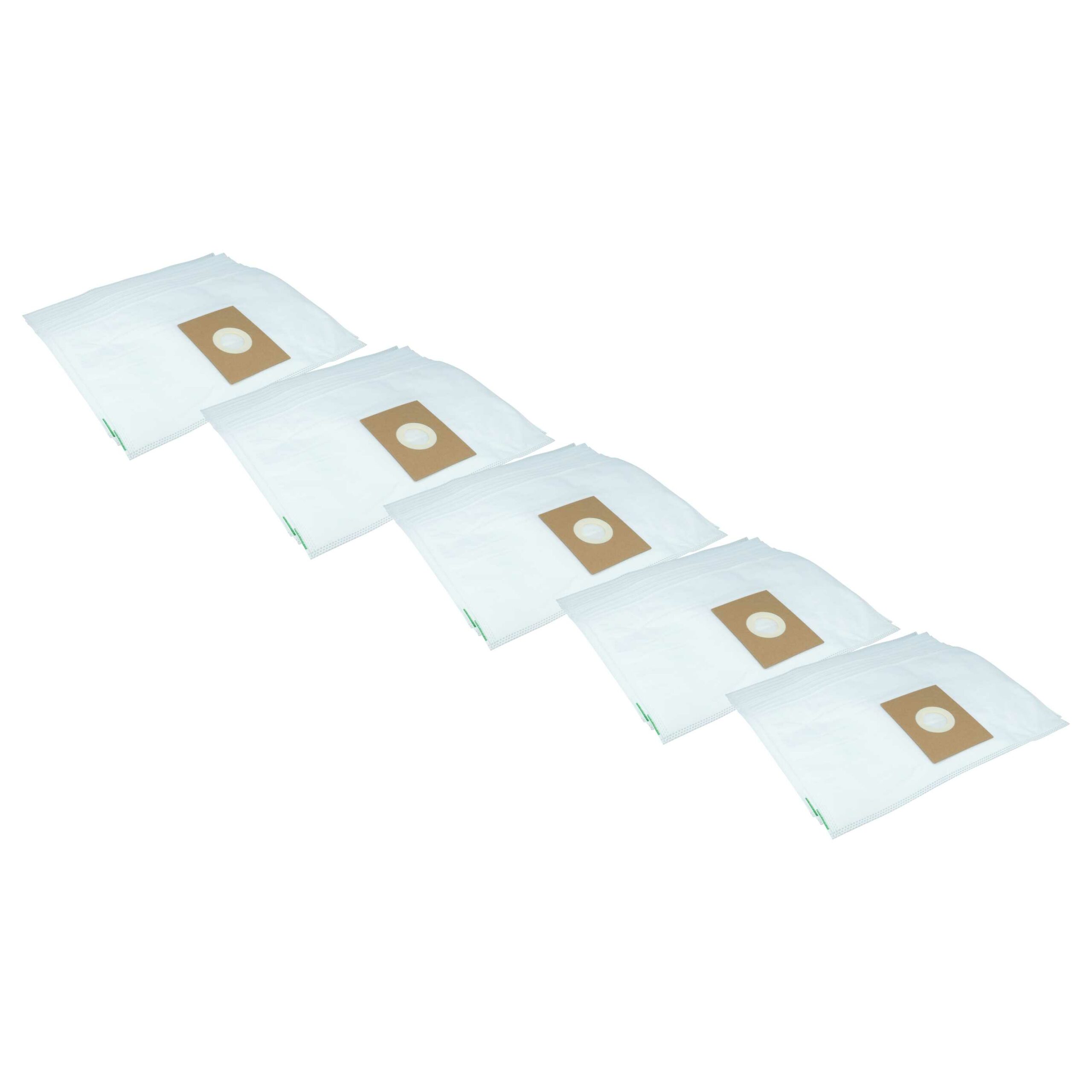 Pack 50x Sacos para Aspirador vhbw compatível com Fakir / Nilco 26 01 805, 22 04 805 e Hako - Microfibra