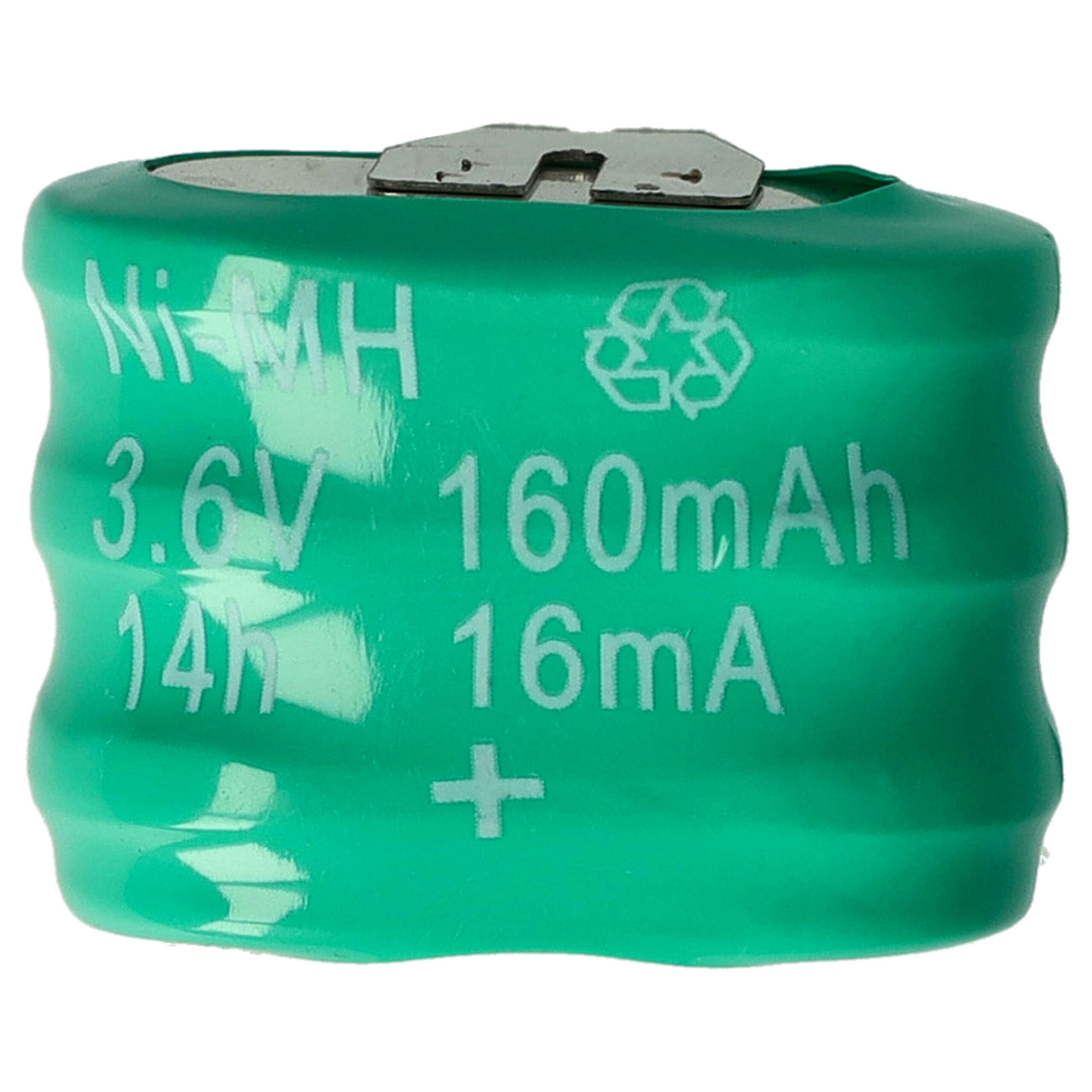 Bateria Recarregável Tipo 3/V150H 3 Pinos 150 mAh 3.6V NiMH vhbw - Image 4
