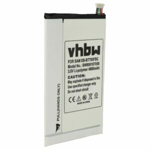 Bateria de Substituição vhbw para Samsung EB-BT705FBE, EB-BT705FBU, EB-BT705FBC - 4900 mAh 3.8 V Li-polymer