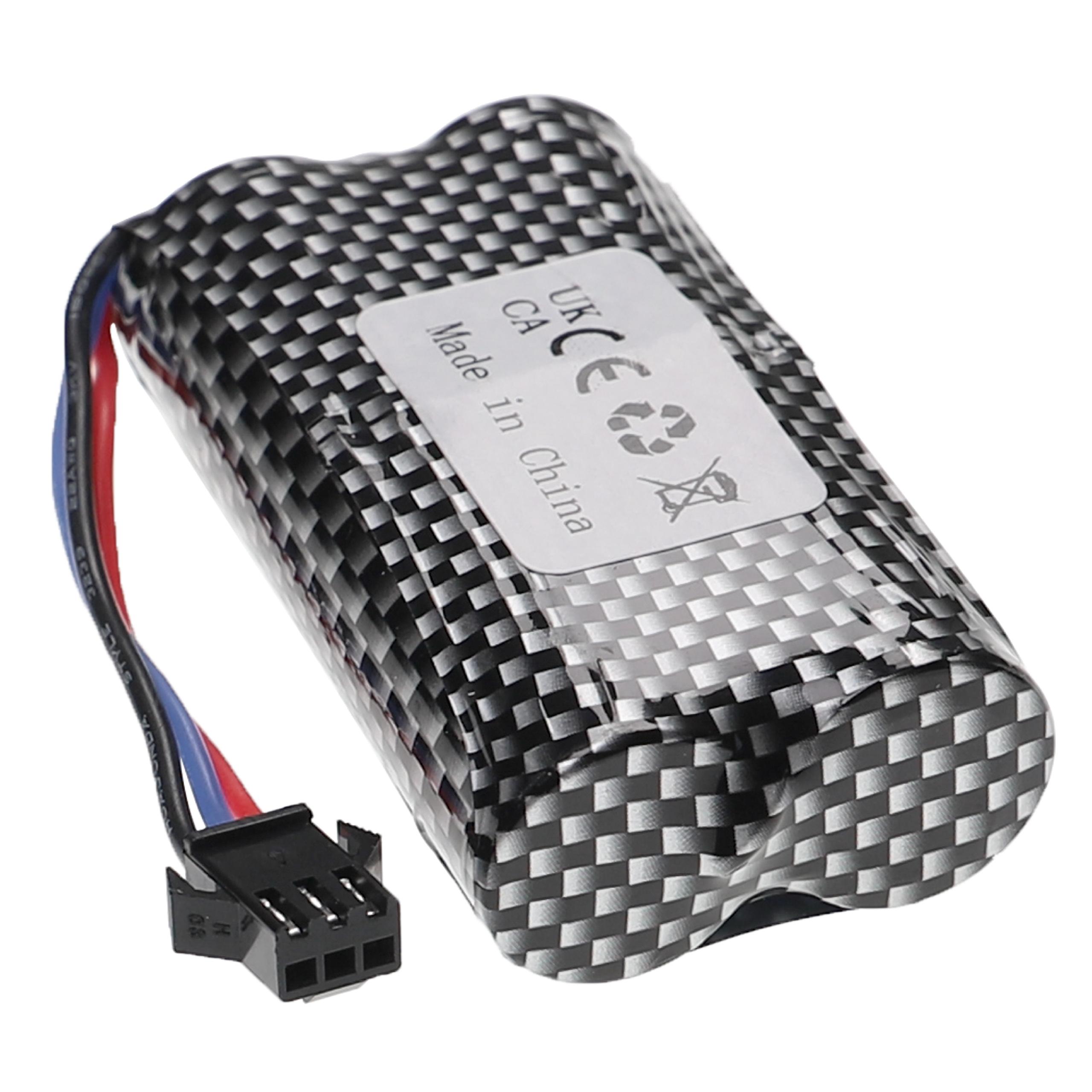 Bateria vhbw para TurbineX Stunt-Fun-Racer Nr. 820575 - 1300 mAh 7.4 V Li-Ion SM-3P - Image 3